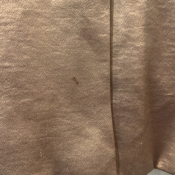 Madewell Gold Satin Oversized Blazer Size 10 - Picture 10 of 13